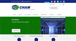 Desktop Screenshot of cham.co.uk