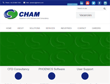 Tablet Screenshot of cham.co.uk